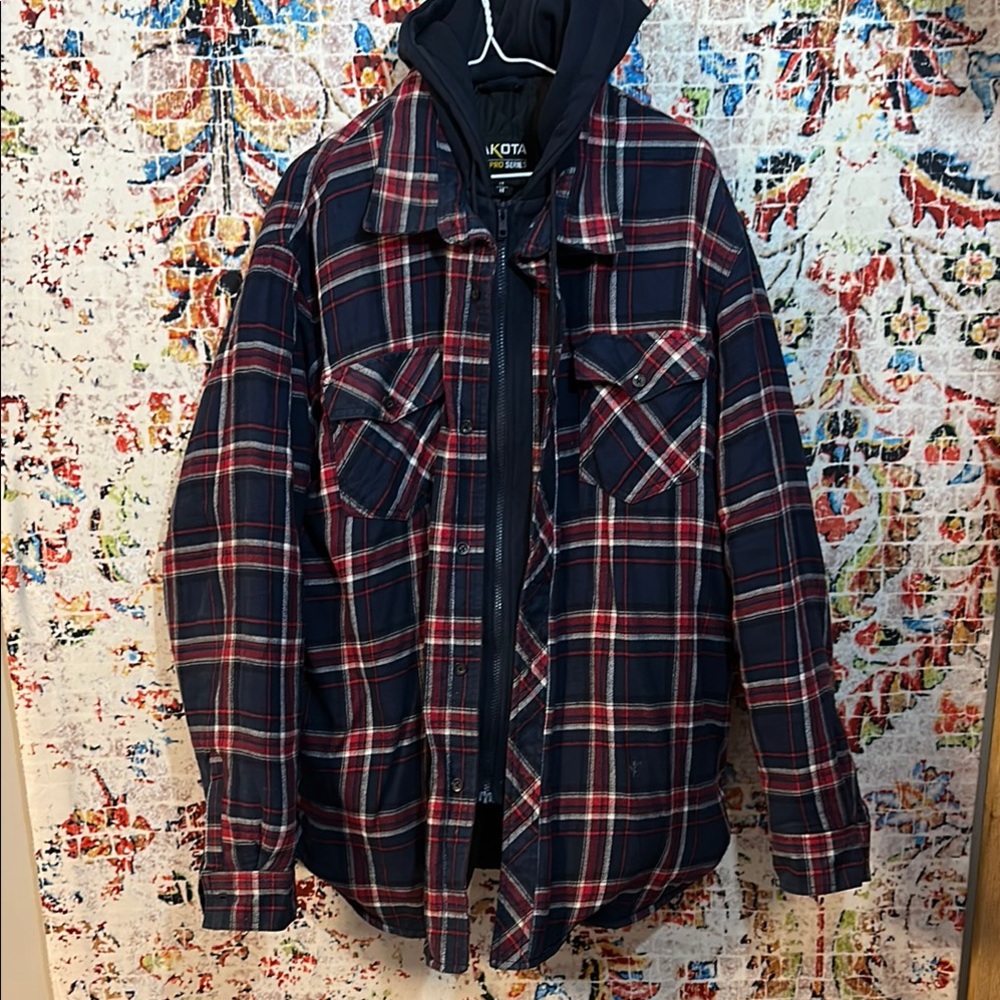 Dakota workwear Navy Plaid Jacket